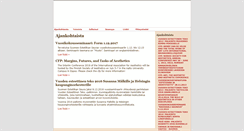 Desktop Screenshot of estetiikka.fi